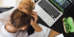 WOMAN,WORK,DESK