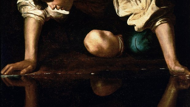 1280px-Narcissus-Caravaggio_(1594-96)_edited