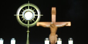 Stations of the Cross in the presence of the Eucharist