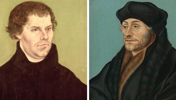 MARTIN LUTHER,ERASMUS OF ROTTERDAM