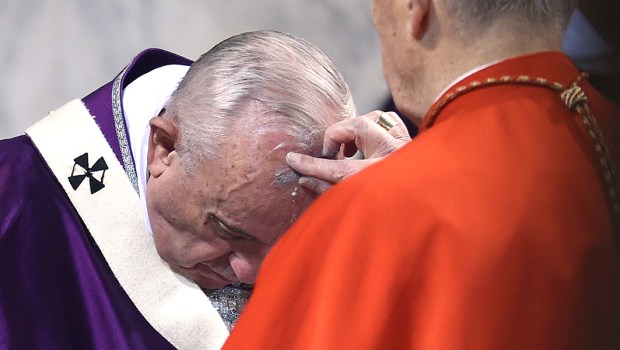 POPE FRANCIS,ASH WEDNESDAY