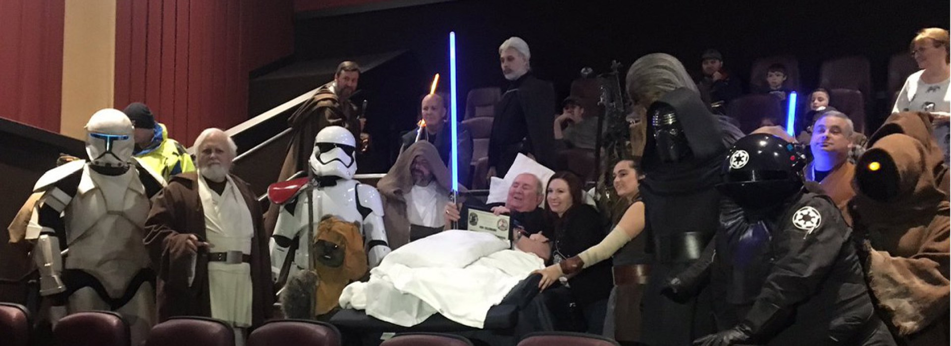 RONS LAST JEDI,STAR WARS, VETERAN,FATHER,DAUGHTER