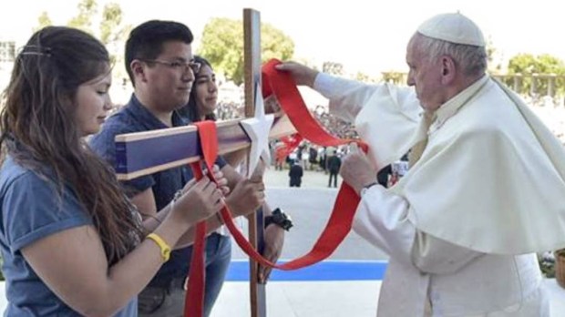 YOUTH WITH POPE FRANCIS