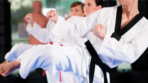 WOMAN,BLACK BELT,TAE KWONDO