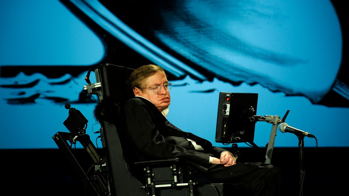 Stephen Hawking NASA 50th