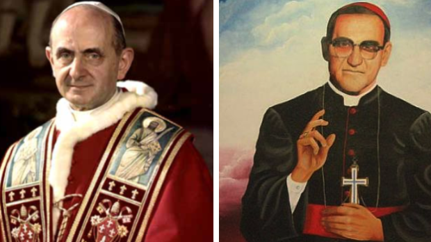 Papa Paulo VI e Dom Oscar Romero