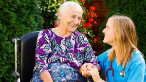 ELDERLY WOMAN DOCTOR