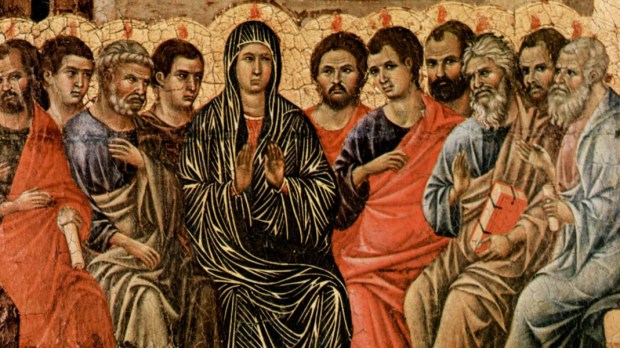 MARY WITH APOSTLES