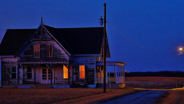 HOUSE AT NIGHT