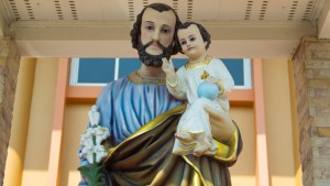 STATUE,ST JOSEPH,HOLY FAMILY