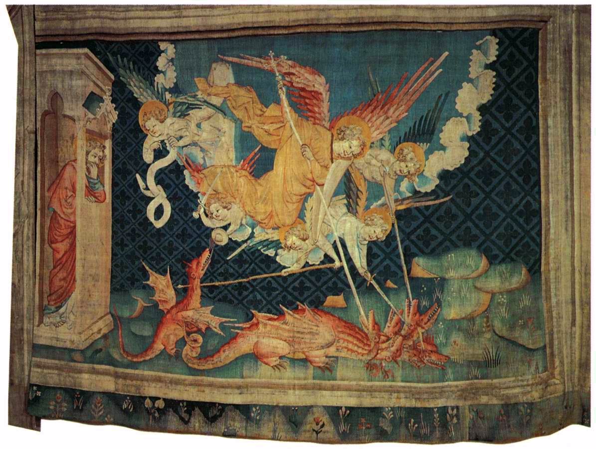 Hennequin_de_Bruges_-_Saint_Michael_fighting_the_Dragon_-_WGA24178