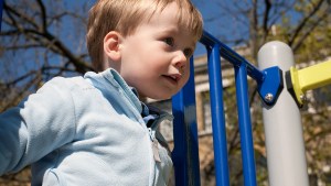 CHILD ON PLAYGROUND