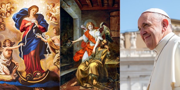 The Pope's love of St. Joseph Sleeping, Mary Untier of Knots - Vimarsana News