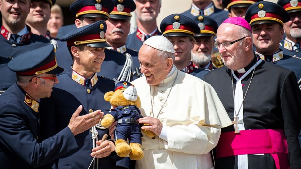 POPE FRANCIS,TEDDY BEAR