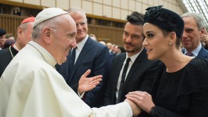 POPE FRANCIS KATY PERRY ORLANDO BLUM