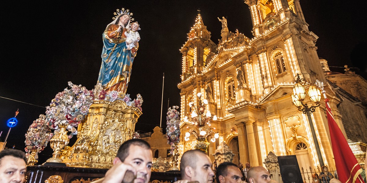 PROCESSION,MALTA,MARY