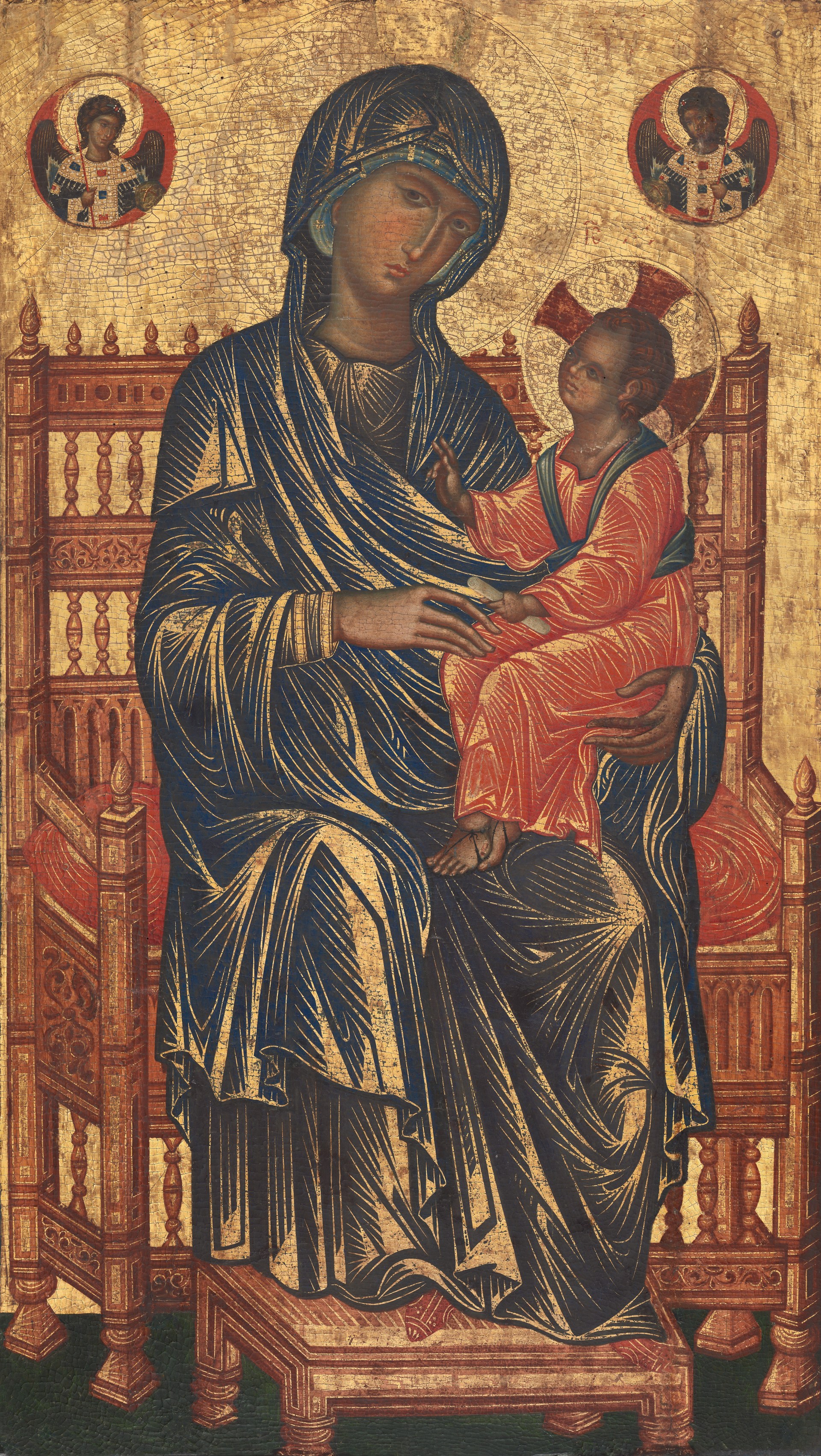 ENTHRONED ICON; MARY