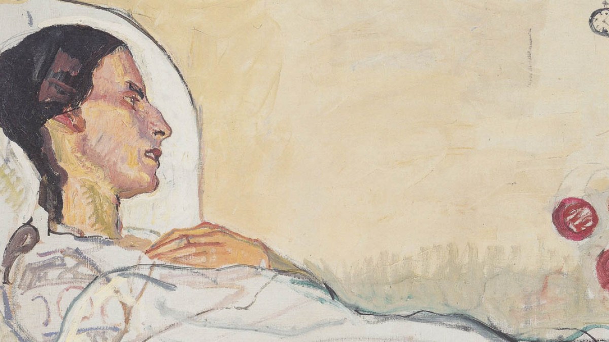 WOMAN,HOSPITAL BED