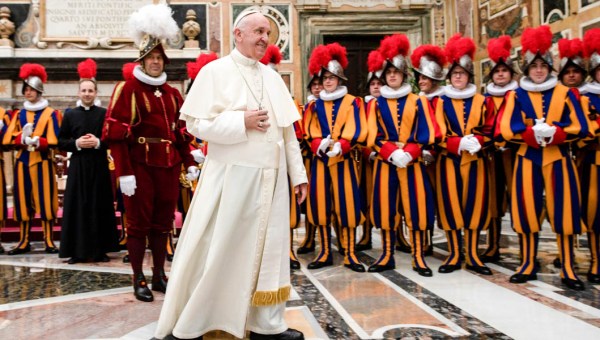 SWISS GUARD,POPE FRANCIS