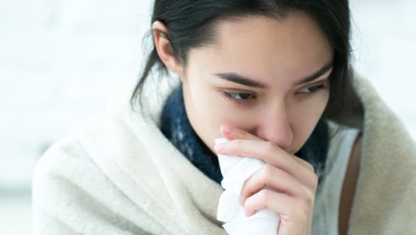 WOMAN,SICK,FLU