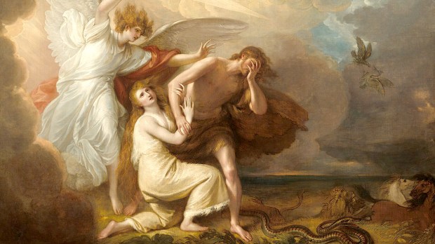 Benjamin West The Expulsion of Adam and Eve from Paradise