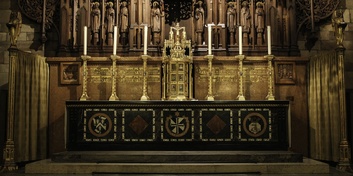 What is the sanctuary in a Catholic church?