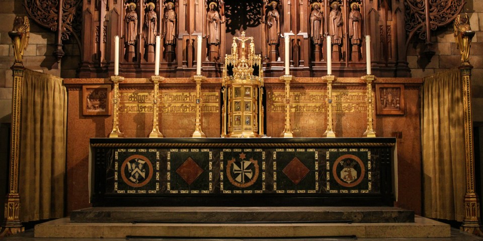 What is the sanctuary in a Catholic church?