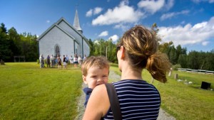 FAMILY AT CHURCH