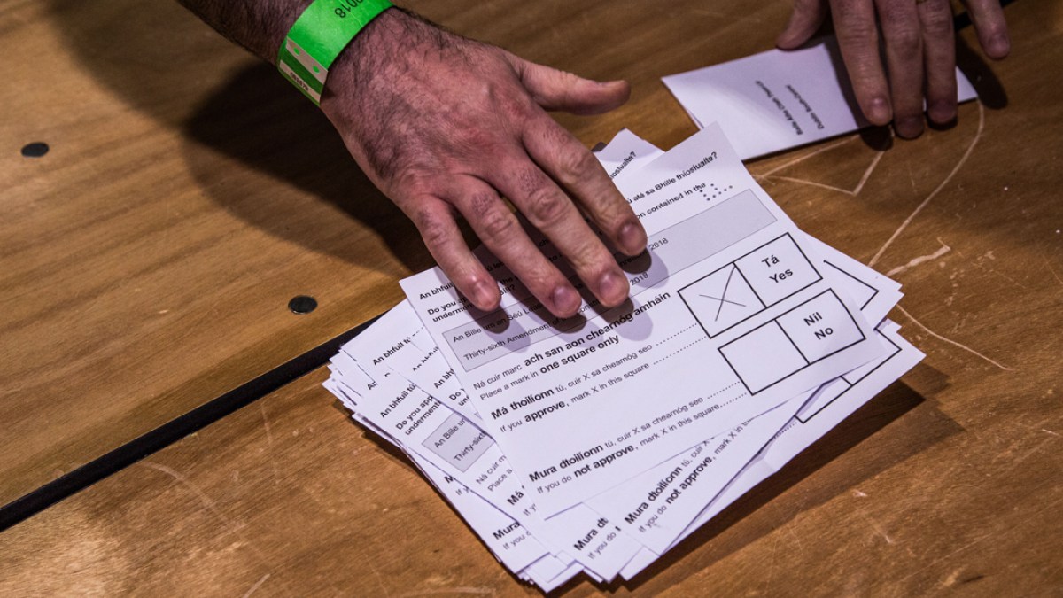 Referendum vote count