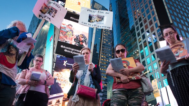 CHRISTIAN PERSECUTION,NEW YORK,TIMES SQUARE