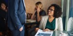 WOMAN,MEETING,MAN,CAFE