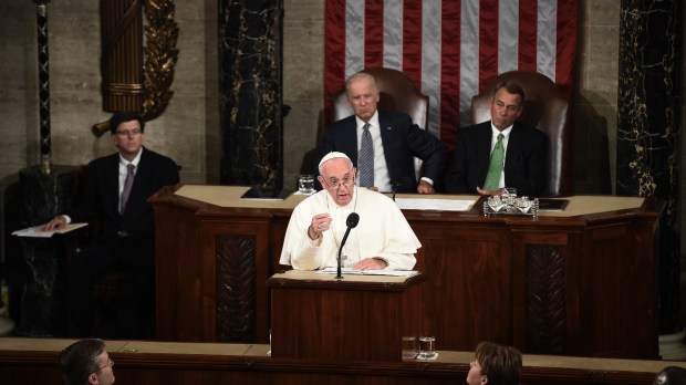 Pope Francis&#8217; 2015 visit to US Congress