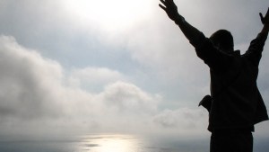 YOUNG MAN,OCEAN,SUN