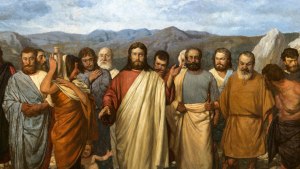 CHRIST WITH DISCIPLES