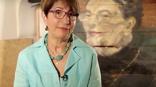 Woman tells her mother-in-law’s Holocaust survival story through art