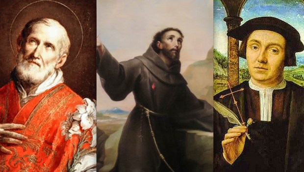 PHILIP NERI,THOMAS MORE,FRANCIS OF ASSISI