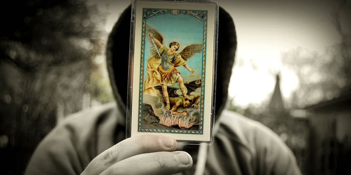 ST MICHAEL PRAYER CARD