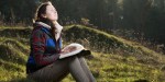 WOMAN,OUTDOORS,PRAYING