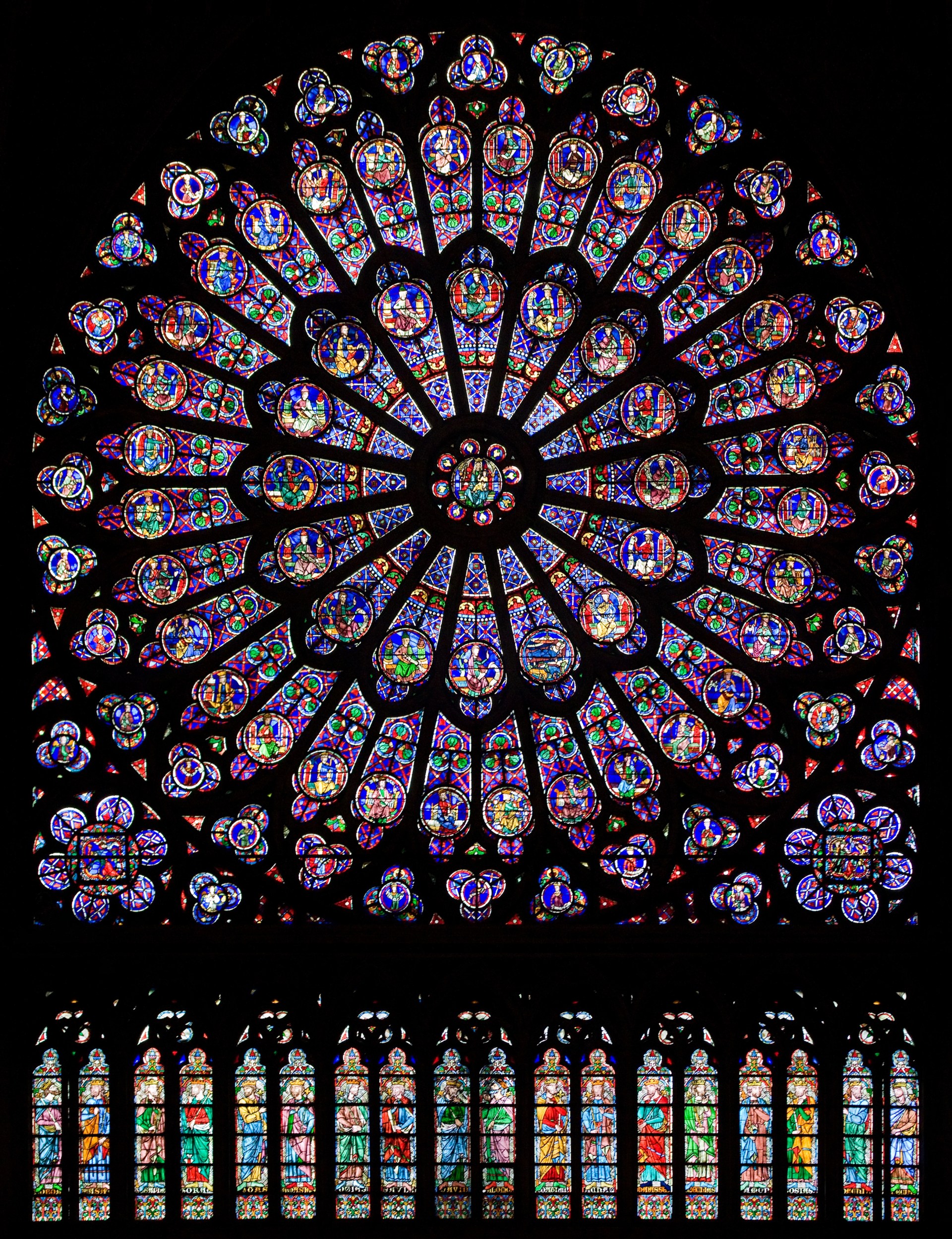 MEDIEVAL; STAINED GLASS