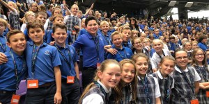 Look at how these schools kicked off #CatholicSchoolsWeek with Jesus!