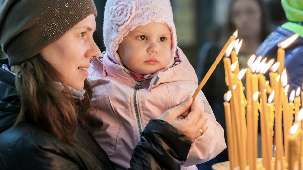 LIGHTING CANDLES