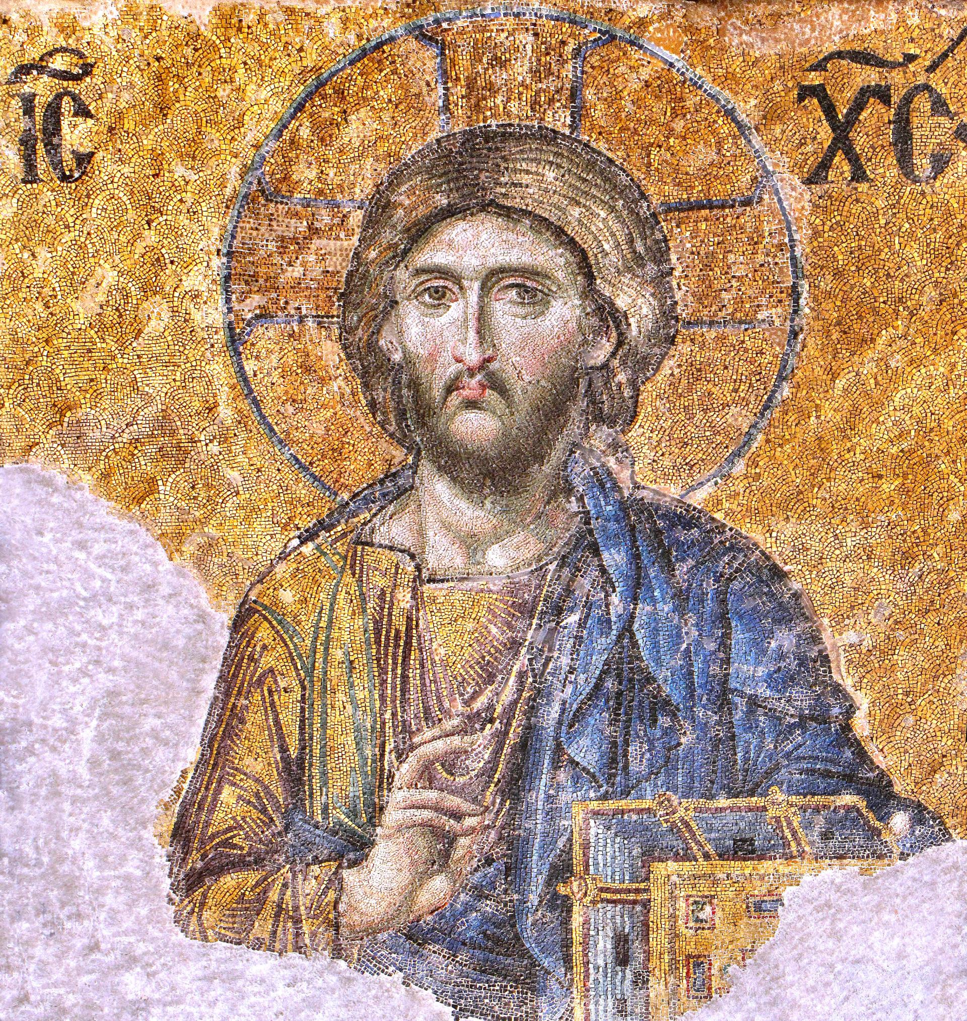 BYZANTINE MOSIAC; CHRIST PANTOCRATOR