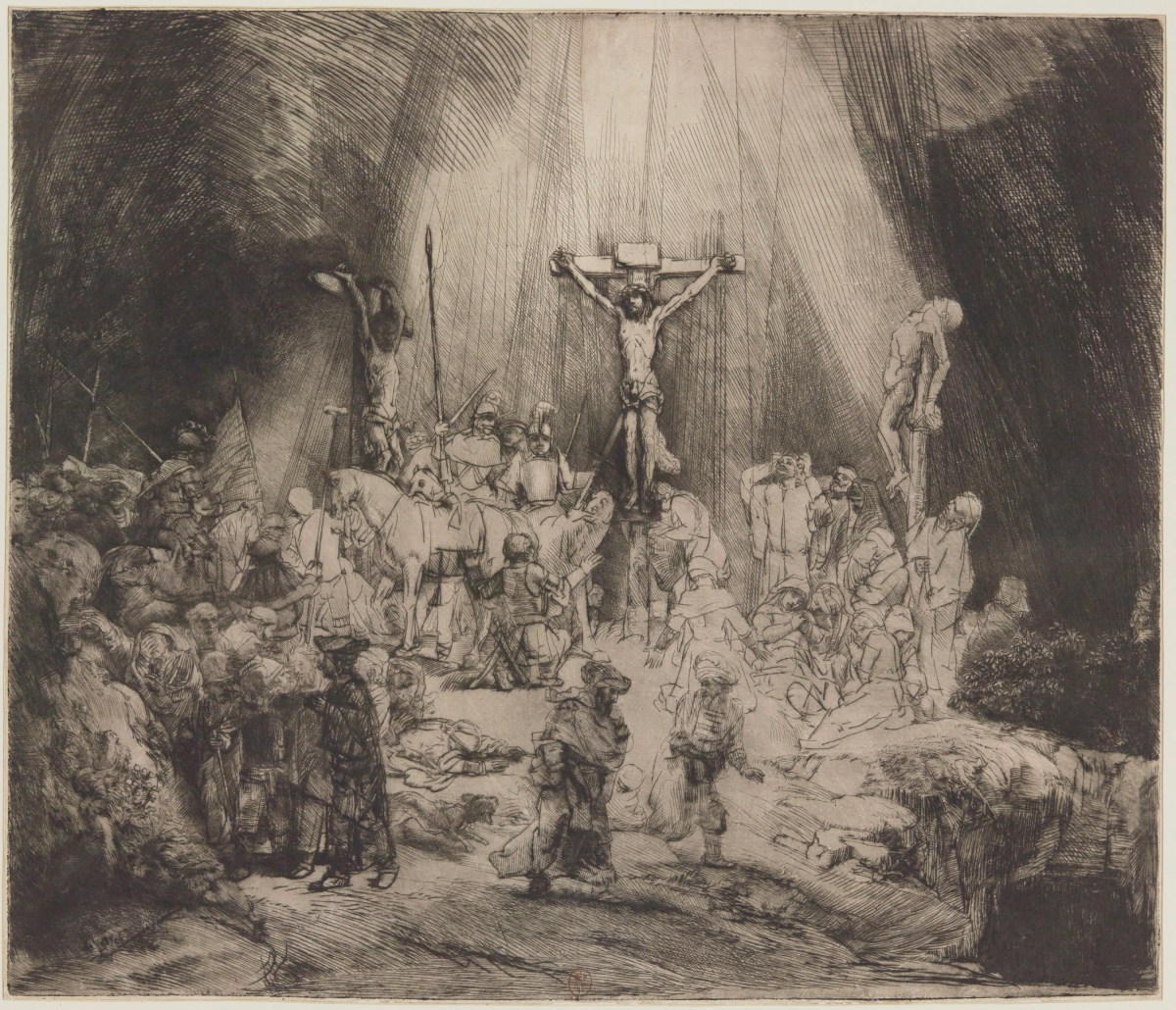 CHRIST CRUCIFIED BETWEEN THE TWO THIEVES, THE THREE CROSSES