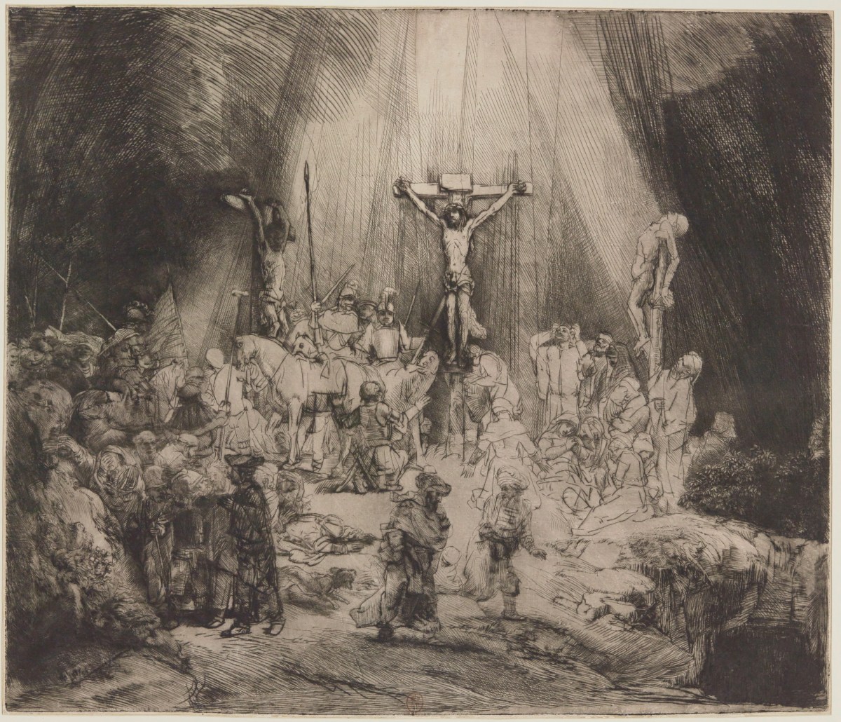 CHRIST CRUCIFIED BETWEEN THE TWO THIEVES, THE THREE CROSSES