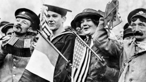 ARMISTICE DAY,CROWD,PARIS