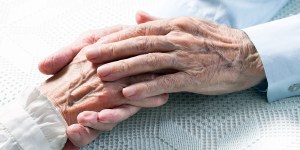 Elderly couple share last moments together on their 66th wedding anniversary