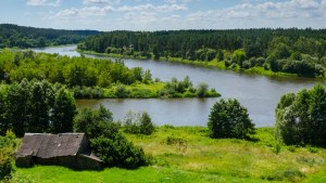 LITHUANIAN COUNTRYSIDE,SHACK