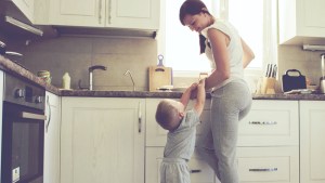 MOM,SON,KITCHEN