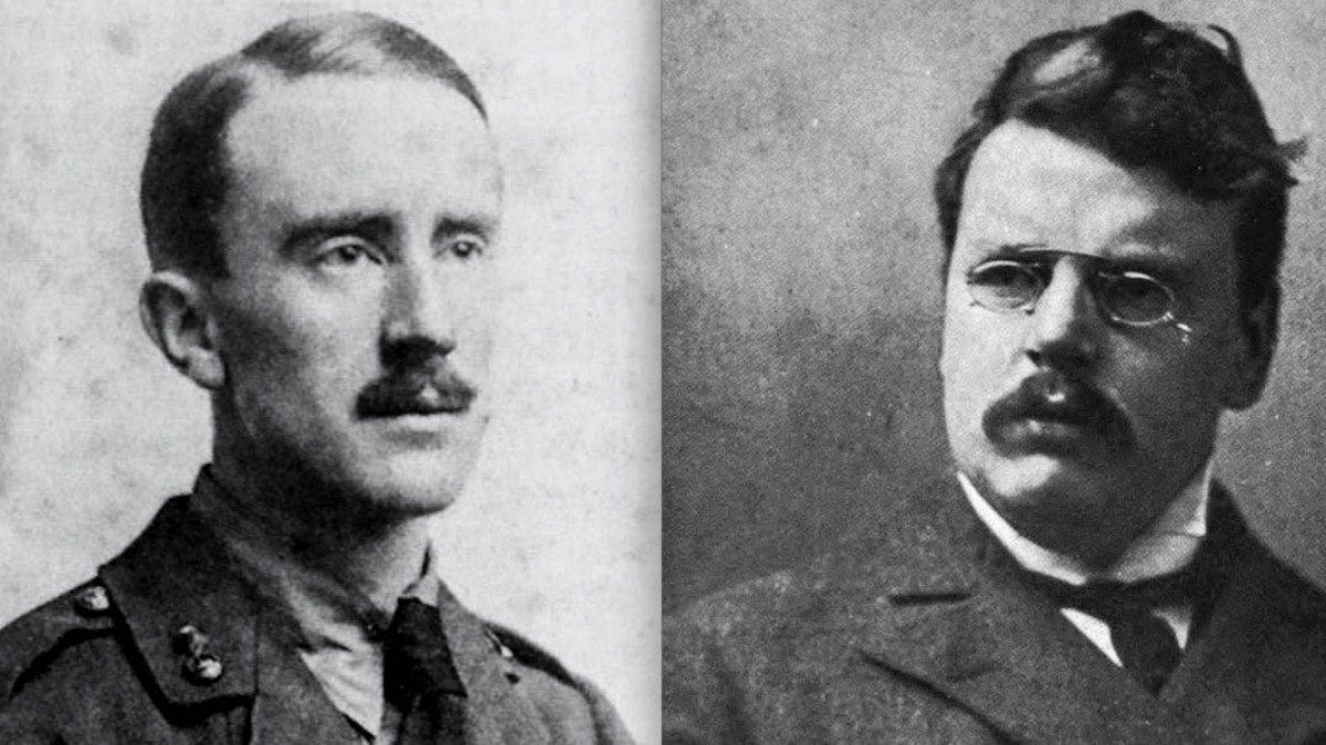 J R R TOLKIEN, C K CHESTERON