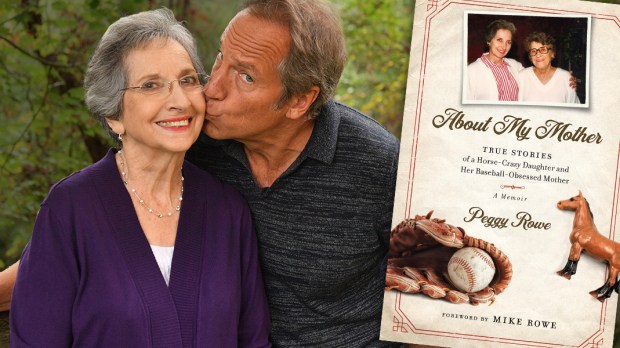 Mother of Mike Rowe, Peggy Rowe and the cover of her book About My Mother
